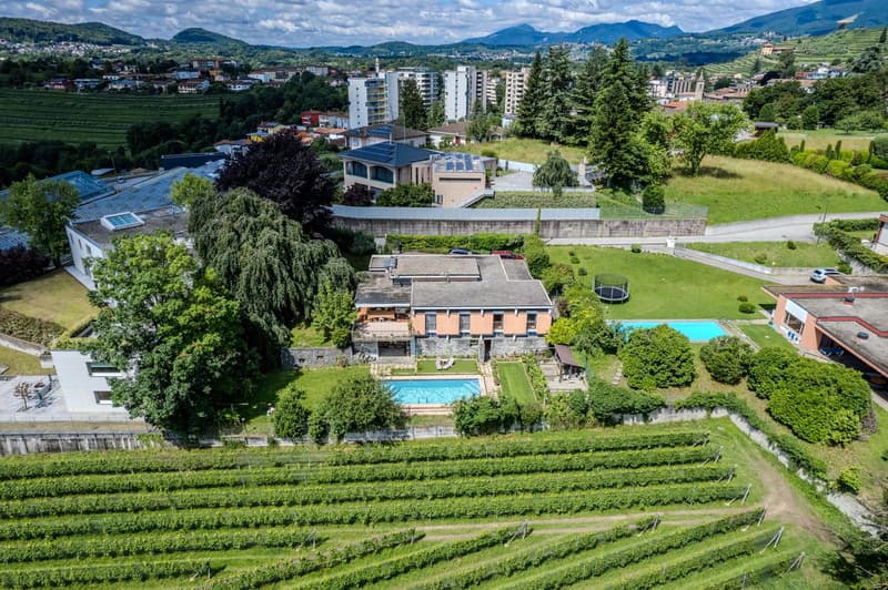 VILLA 6.5 LOCALI CON PRIVACY E AMPIO GIARDINO A COLDRERIO (9)