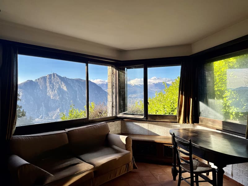 AMPIA CASA 4.5 LOCALI CON SPETTACOLARE VISTA LAGO AD AROGNO (4)