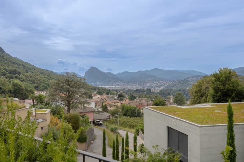 MODERNO 2.5 LOCALI CON GIARDINO PRIVATO A LUGANO CADRO (1)