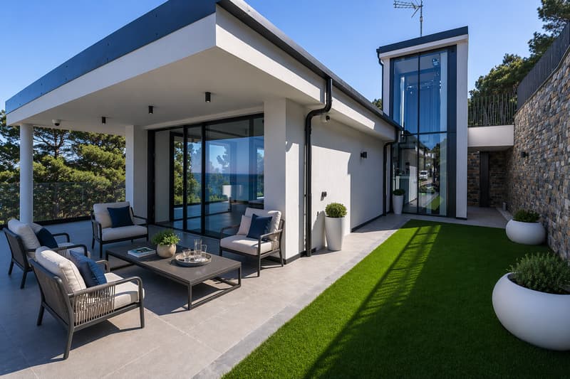 VILLA DI LUSSO VISTA MARE CON PISCINA INFINITY IN LIGURIA (2)