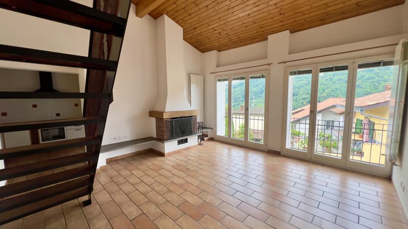 OCCASIONE - AMPIO DUPLEX DI 3.5 LOCALI NEL CUORE DI PURASCA (2)