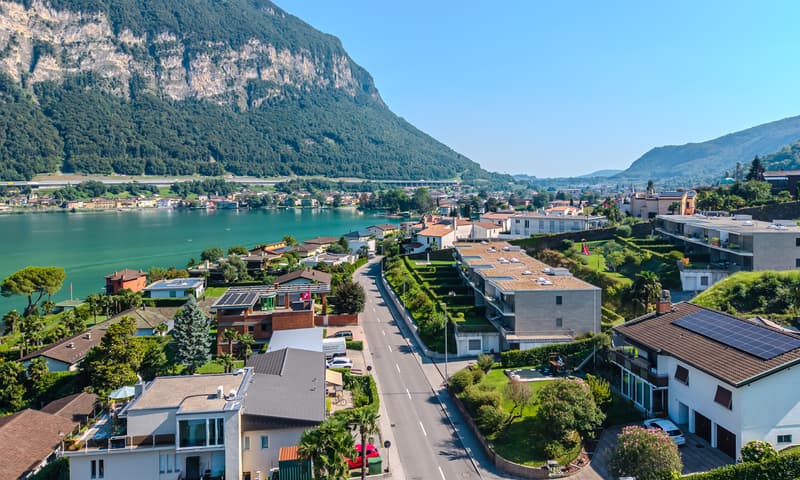 MERAVIGLIOSO 3.5 CON TERRAZZA VISTA LAGO A RIVA SAN VITALE (4)