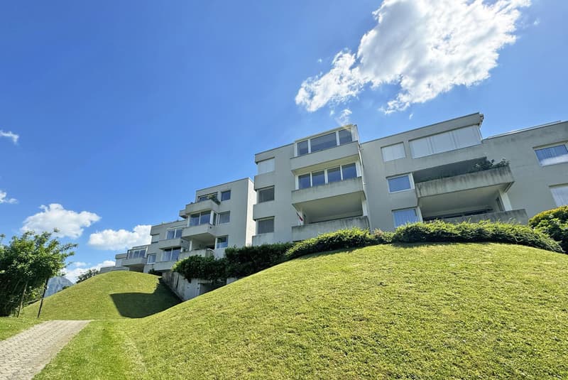STUPENDO E AMPIO 4.5 LOCALI VISTA LAGO NEL VERDE A CARONA (7)