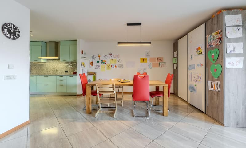 OCCASIONE - AFFITTASI ATTICO 5.5 CON TERRAZZA A CADENAZZO (3)