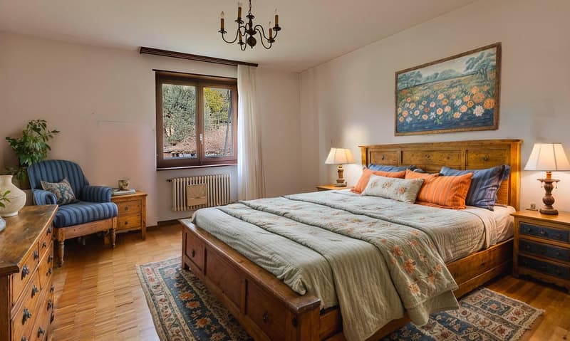 STUPENDA AMPIA VILLA UNIFAMILIARE 5.5 CON GIARDINO A MUZZANO (8)