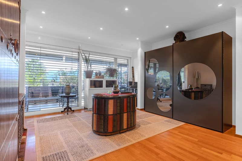 STUPENDO E GRANDE ATTICO 4.5 CON GRANDE TERRAZZA AD AGNO (1)