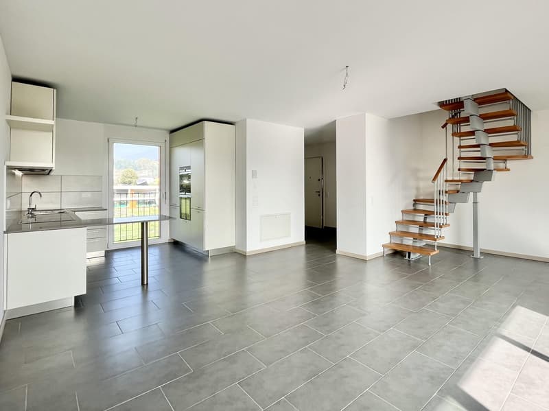 AFFITTASI SPLENDIDO 4.5 LOCALI DUPLEX CON TERRAZZA A STABIO (4)