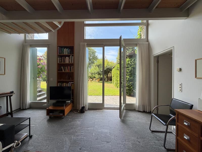 CASA TICINESE 6.5 LOCALI CON GIARDINO E PISCINA A CURIO (3)