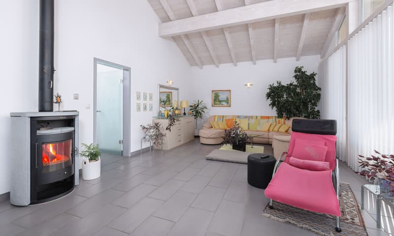 STUPENDA VILLA 8.5 LOCALI CON GIARDINO E GROTTO A GIUBIASCO (2)