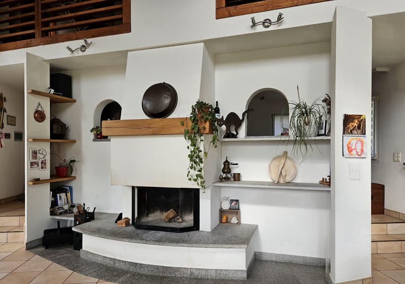 BELLISSIMA VILLA BIFAMILIARE 6.5 CON GIARDINO A GIUBIASCO (5)