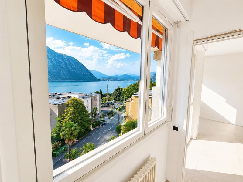 AFFITTASI BELLISSIMO 2.5 LOCALI RINNOVATO CON VISTA LAGO (5)
