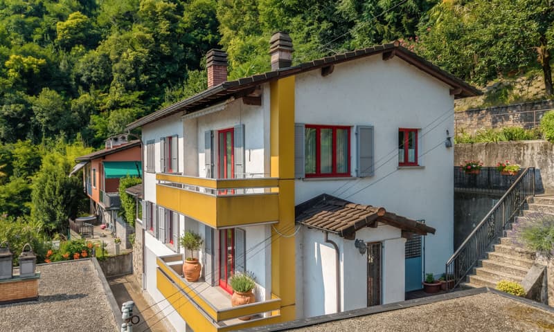 CASA BIFAMILIARE 6.5 LOCALI RINNOVATA VISTA LAGO A MAROGGIA (9)