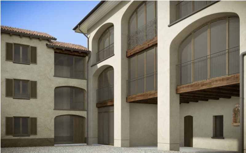 MODERNO ED AMPIO 3.5 LOCALI DI CHARME A MENDRISIO CENTRO (8)