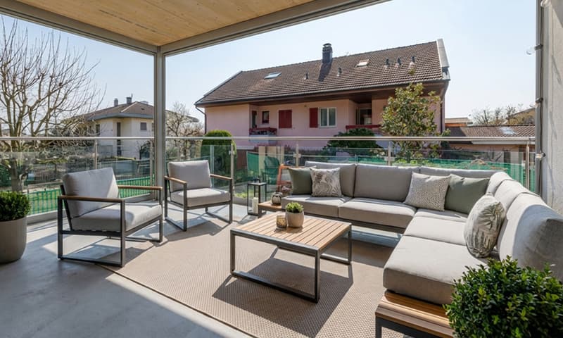 RENT TO BUY - ELEGANTE 4.5 LOCALI CON GIARDINO A LIGORNETTO (2)