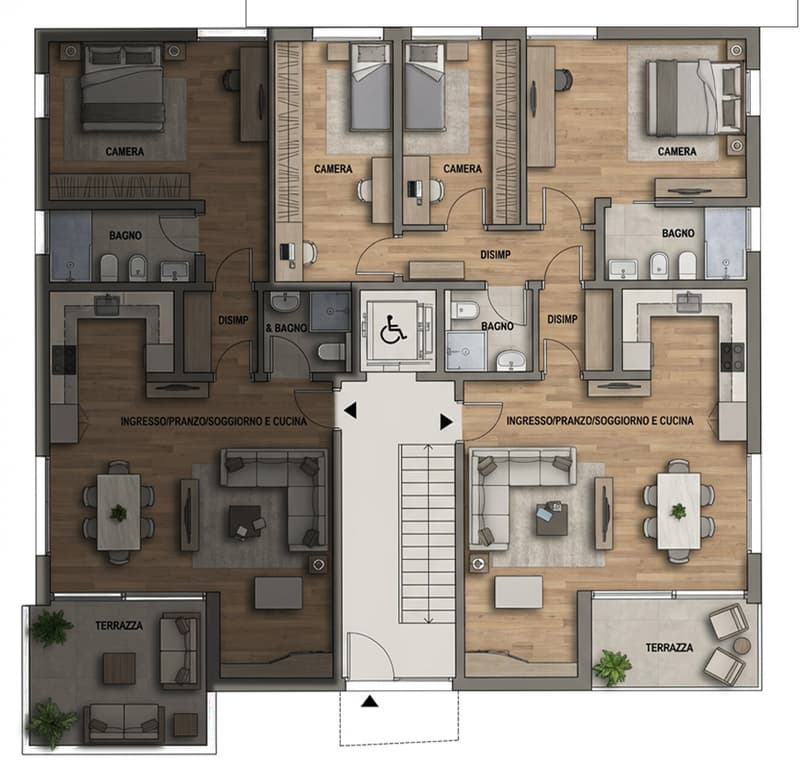 RENT TO BUY - ELEGANTE 4.5 LOCALI CON GIARDINO A LIGORNETTO (11)
