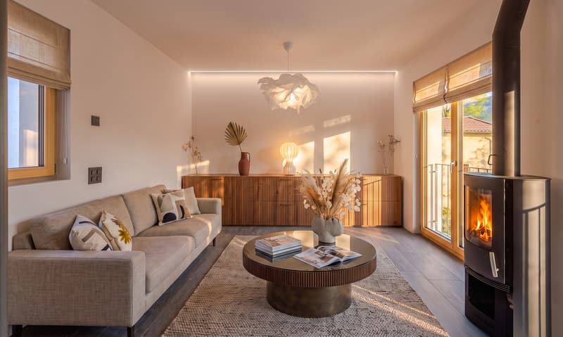 NUOVA CASA DI 3.5 LOCALI CON GIARDINO E DEPENDANCE A BRENO (3)