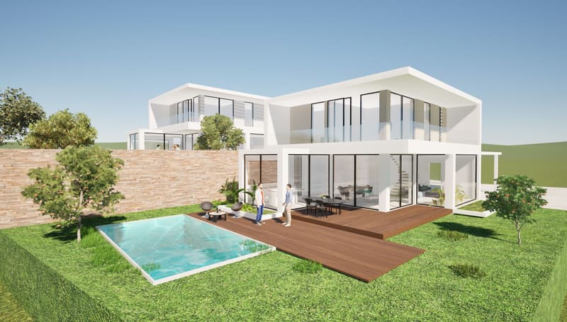VILLA CON PROGETTO DI EDIFICAZIONE A SAN PIETRO DI STABIO (1)