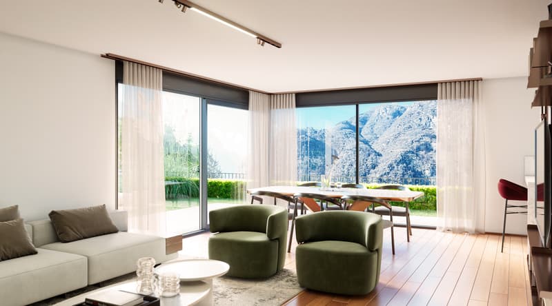 MODERNA VILLA DI 4.5 LOCALI CON GIARDINO PRIVATO A BIASCA (4)