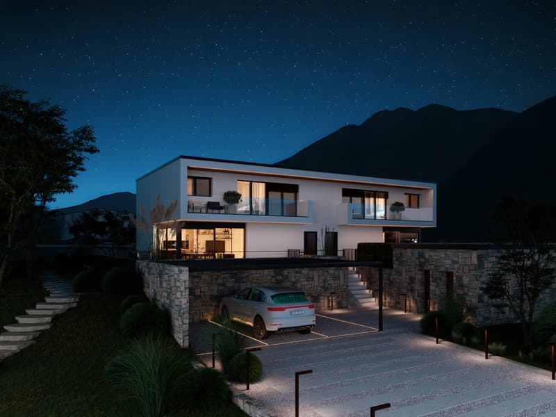 MODERNA VILLA DI 4.5 LOCALI CON GIARDINO PRIVATO A BIASCA (9)