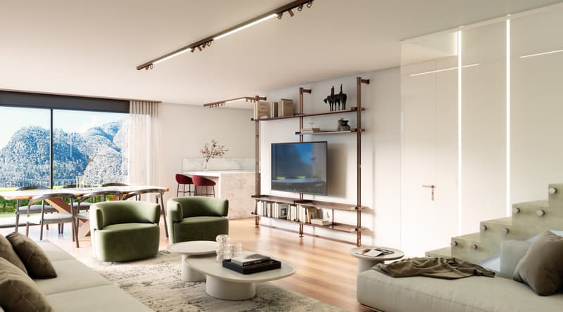 MODERNA VILLA DI 4.5 LOCALI CON GIARDINO PRIVATO A BIASCA (2)
