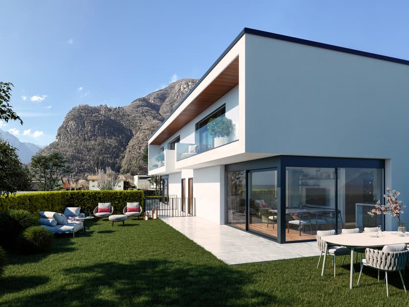 ESCLUSIVA VILLA 4.5 LOCALI CON GIARDINO DI 200 MQ A BIASCA (4)