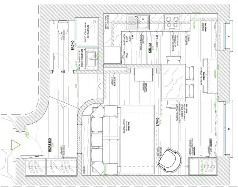 BELLISSIMO 1.5 A REDDITO CON GIARDINO E PISCINA A MORCOTE (11)