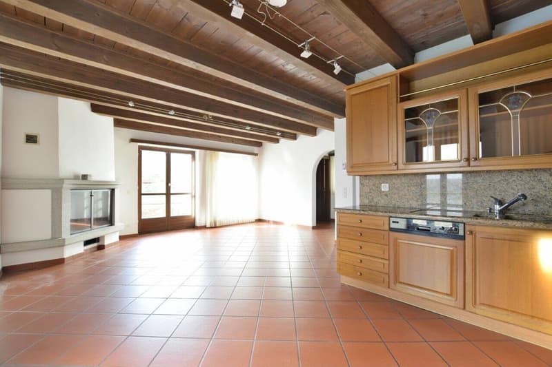 AFFITTASI AMPIA E LUMINOSA CASA SU 2 PIANI NEL LOCARNESE (2)