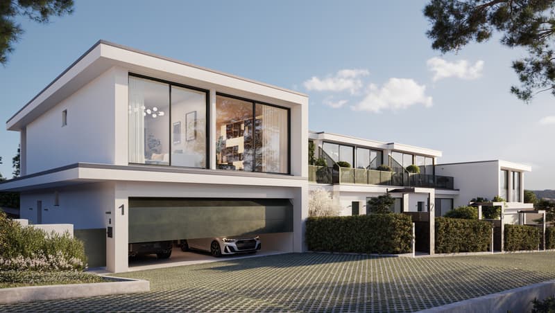 MODERNE E NUOVE VILLETTE DI 5.5 LOCALI CON GIARDINO A MANNO (9)