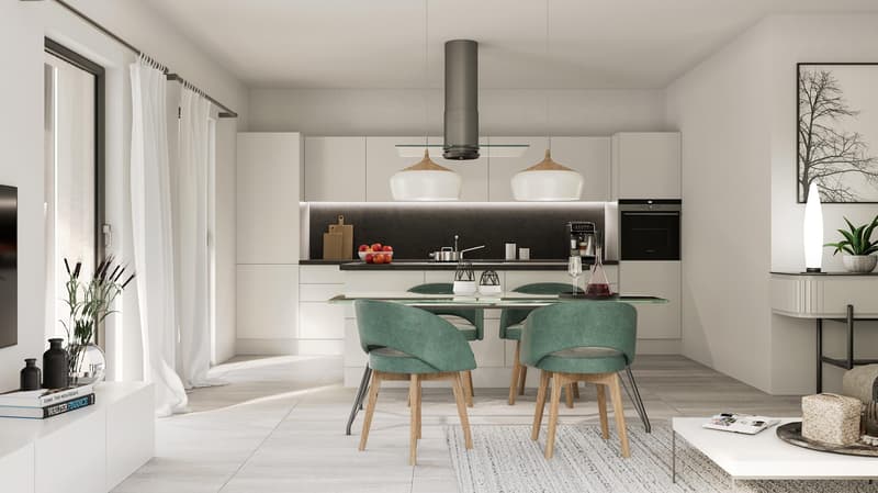 SPLENDIDO 3.5 LOCALI ULTIMO PIANO CON ROOF TOP A VACALLO (1)