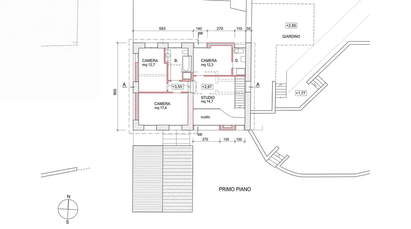 CASA TICINESE 6.5 LOCALI CON GIARDINO E PISCINA A CURIO (11)