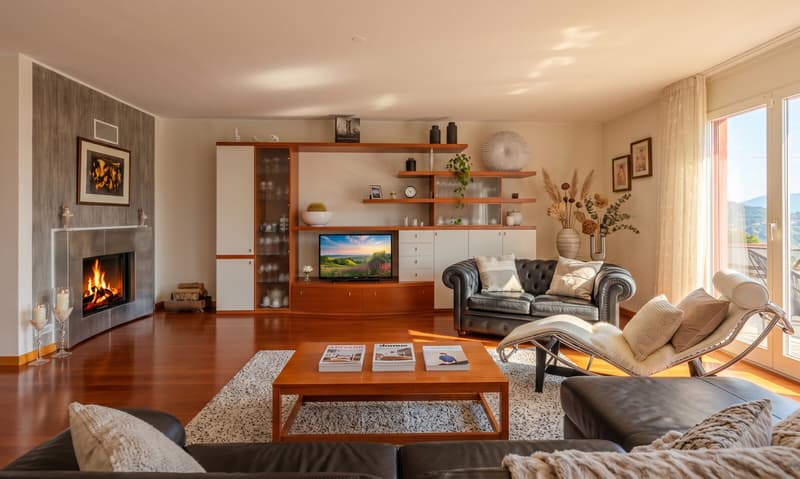 ESCLUSIVA VILLA 6.5 CON GIARDINO E VISTA APERTA A DAVESCO (1)