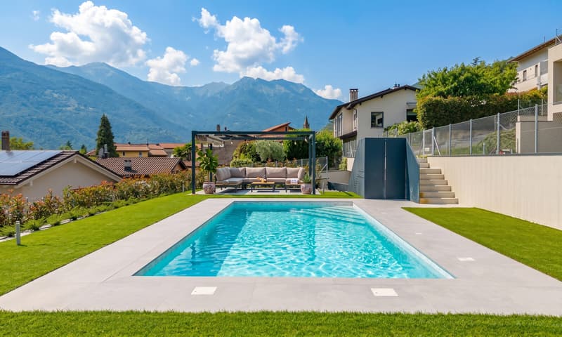MODERNO E AMPIO 2.5 CON GIARDINO PRIVATO A PONTE CAPRIASCA (8)