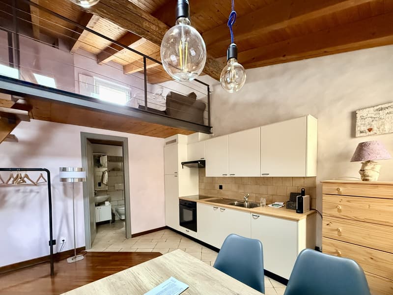AFFITTASI GRAZIOSI MONOLOCALI IN PALAZZO STORICO A MORCOTE (4)