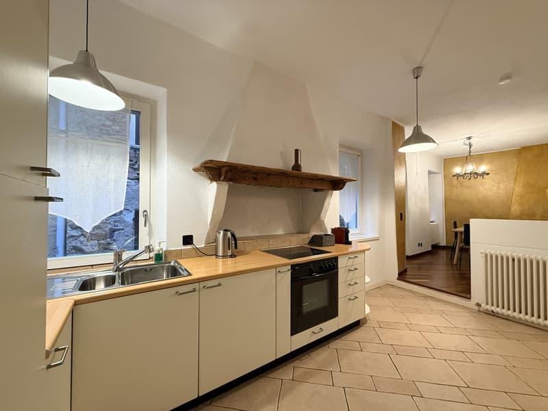 AFFITTASI ESCLUSIVO 4 LOCALI IN PALAZZO STORICO A MORCOTE (2)
