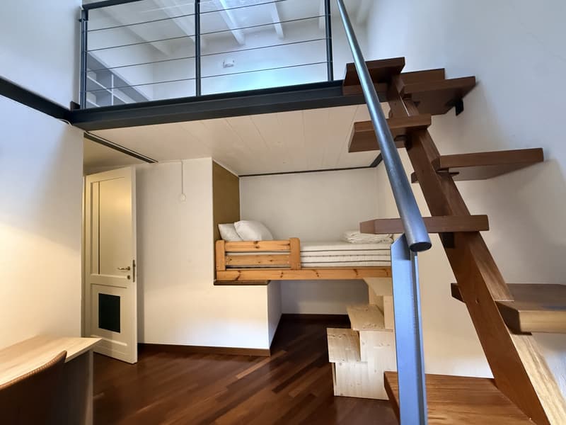 AFFITTASI ESCLUSIVO 4 LOCALI IN PALAZZO STORICO A MORCOTE (5)