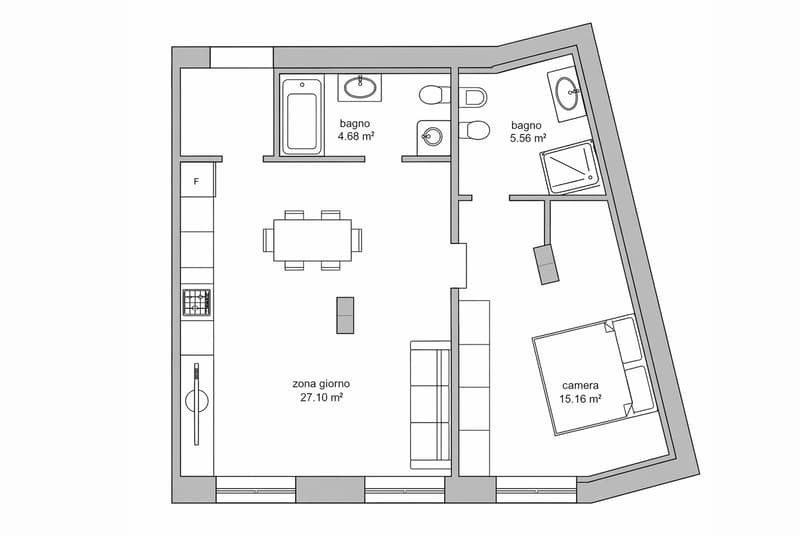 AMPIO E NUOVO PIED-Ã-TERRE DI 2.5 LOCALI A LUGANO CENTRO (7)