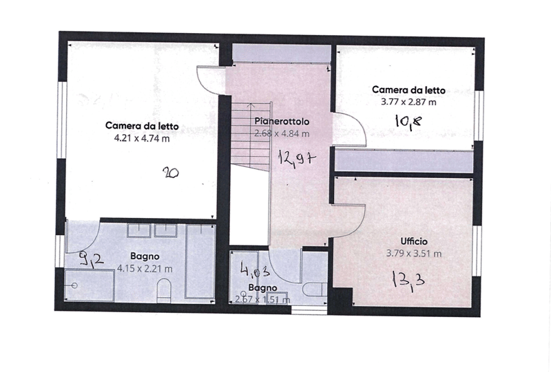 STUPENDA CASA 4.5 LOCALI CON GIARDINO E TERRAZZE A MAGLIASO (13)