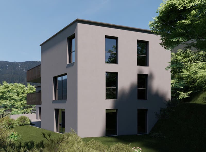 LUMINOSO ATTICO 3.5 LOCALI NEL VERDE CON TERRAZZA A LUMINO (9)