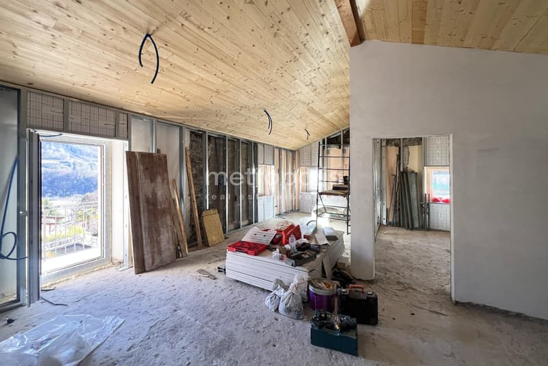 3.5 LOCALI DI CHARME RINNOVATO ALL'ULTIMO PIANO AD AROGNO (2)