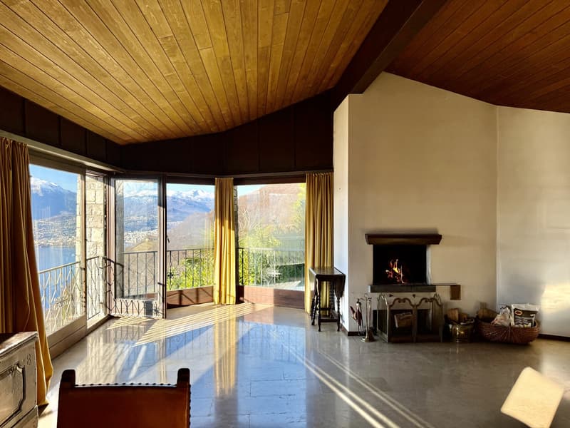 AMPIA CASA 4.5 LOCALI CON SPETTACOLARE VISTA LAGO AD AROGNO (2)
