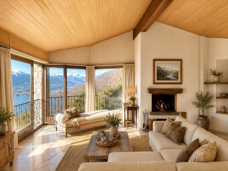 AMPIA CASA 4.5 LOCALI CON SPETTACOLARE VISTA LAGO AD AROGNO (1)