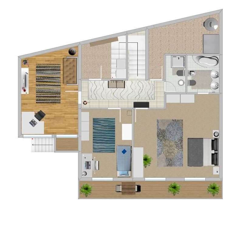 AMPIA VILLA 4.5 LOCALI CON TERRAZZA GIARDINO E VISTA AD AGNO (11)