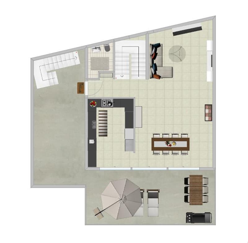 AMPIA VILLA 4.5 LOCALI CON TERRAZZA GIARDINO E VISTA AD AGNO (12)