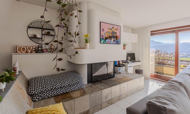 STUPENDA VILLA GEMELLA 5.5 CON VISTA LAGO PARZIALE AD AGNO (4)