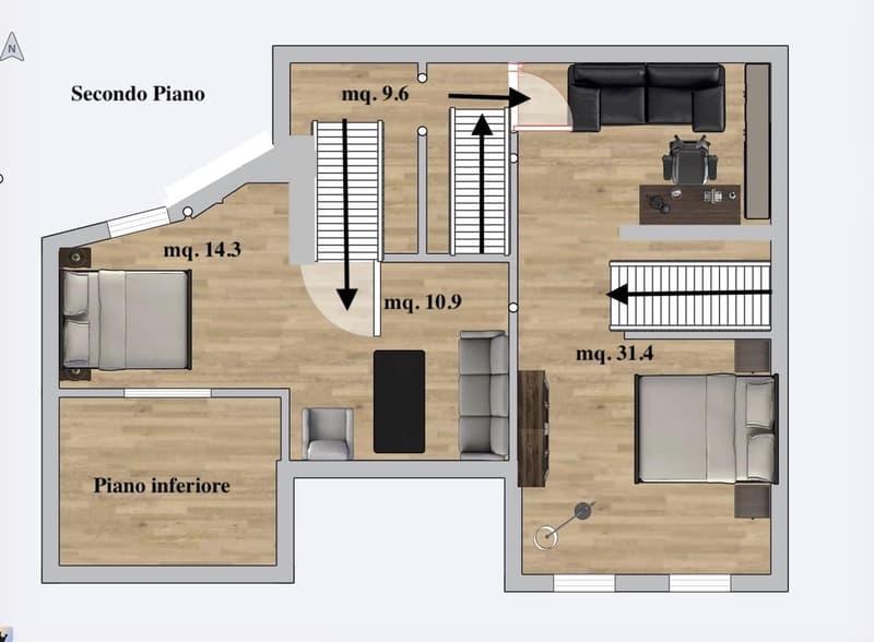 SPLENDIDA CASA 5.5 LOCALI RINNOVATA CON CHARME A CASTELROTTO (11)