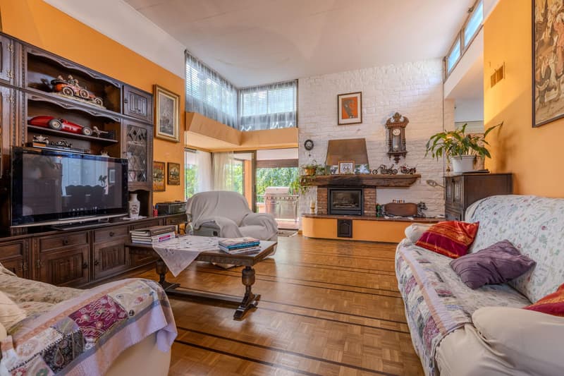 VILLA IN ZONA RISERVATA CON AMPIO GIARDINO A COLDRERIO (3)