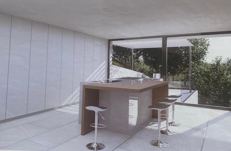 TERRENO CON VISTA LAGO E PROGETTO PER UNA VILLA A NEGGIO (7)