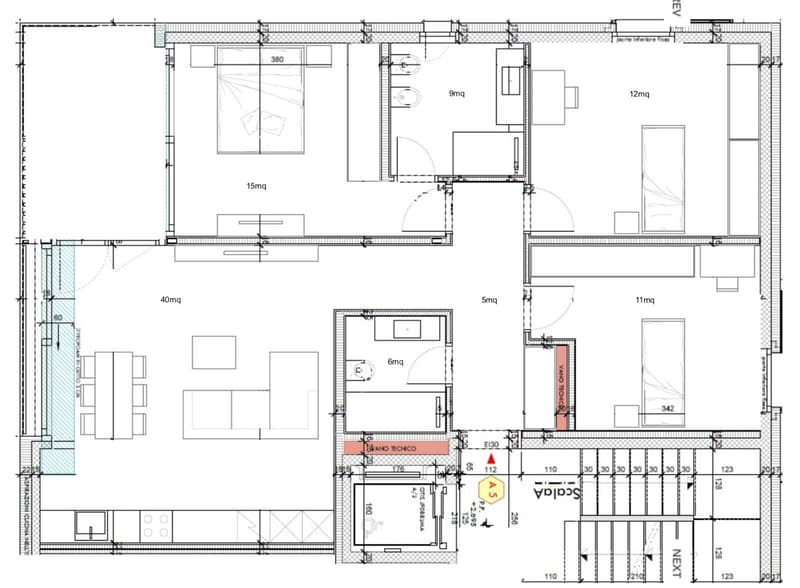 MODERNO ED AMPIO 4.5 LOCALI CON FINITURE DI PREGIO A RIVERA (10)