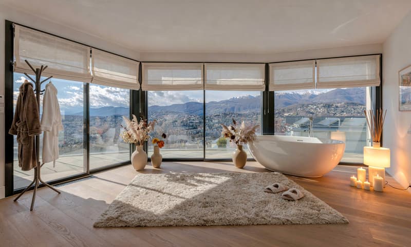 SPETTACOLARE VILLA CON PISCINA E VISTA PANORAMICA A LUGANO (5)