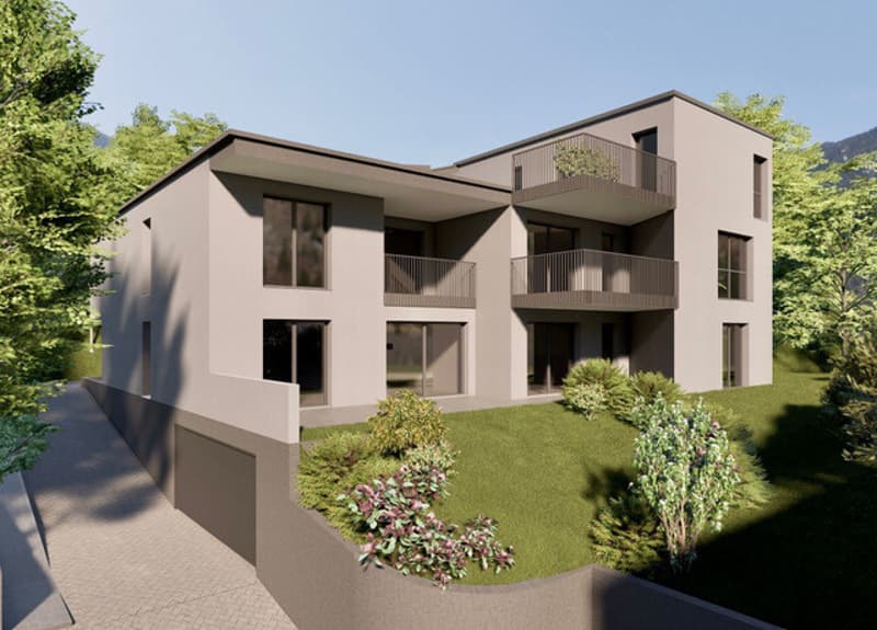 STUPENDO 3.5 CON GIARDINO PRIVATO E TERRAZZE A LUMINO (7)